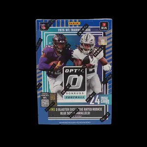 HOBBY 2025 NFL Optic Hobby Blaster Box BLUE AND ORANGE SCOPE DOWNTOWN/UPTOWN/DUOS Panini Trading Cards