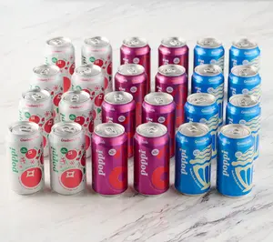 Poppi (24)oz Cans 5g Sugar Soda Holiday Party Pack Summer Drinks Sparkling Citrus