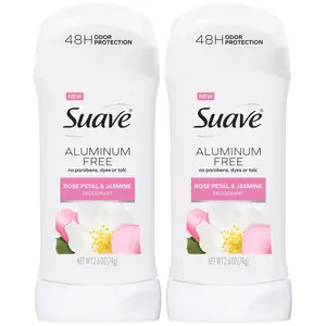 Rose Petal & Jasmine Aluminium-Free Deodorant Stick 2-Pack Body Care Floral Fragrance Comfort