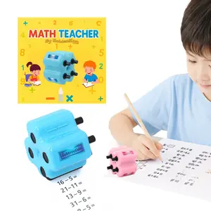 Math Teacher 4-in-1 Roller Stamp – Addition, Subtraction & Multiplication | Educational Toy, School Supply, Learning Tool, Kids Stationery gift busy
