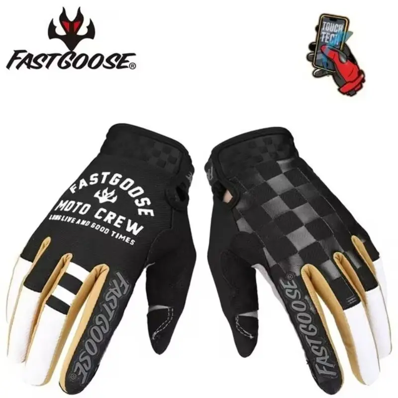 Mtb Mountain Bicycle Motorcycle Racing Gloves, MX Full Finger Cycling Gloves, Riding Gloves, Motorbike Gloves, Bike Accessories