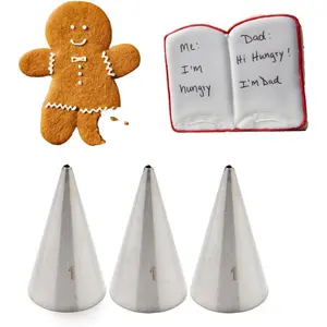 #1 Piping Tip for Writing – Precision & Elegance for Fine Details, 3 Pcs