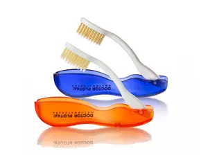 Silver infused & Flossing Bristles Travel foldable Toothbrush! Kills 99% of Oral Germs and get that "Dentist-Clean" feeling ! The BEST. BRUSH. EVER. by Dr. Plotka