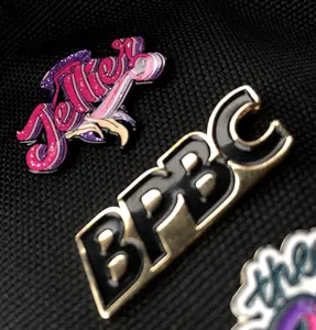 JELLIEZ DOUBLE GLITTER SOFT ENAMEL EPOXY PIN