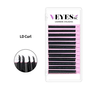 VEYELASH LD Curl Eyelash Extensions Textured Lashes for Professional use