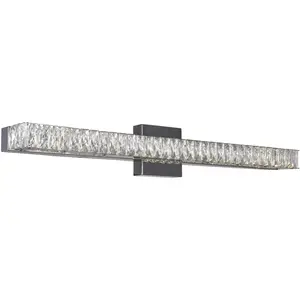 CWI Lighting Milan LED 32 inch Chrome Vanity Light Wall Light 5624W32ST