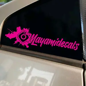 Custom TikTok, Instagram, Snapchat Decal - Original Design with Unique Text & Graphics