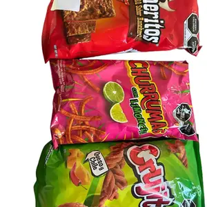 3 pieces Rancheritos  145g,Crujitos 120g,Churrumais 185g. Snack Crunchy Crispy