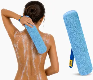 Beautiful Bod Destiny Body Scrubber, 13-Inch Patented Antimicrobial Exfoliating Loofah, Exfoliating for Sensitive Skin, Bath & Shower Body Brush, Shower Accessories Smooth Sponge