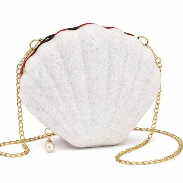 Seashell Purse - Unique Design with Seashell Motif, Compact Size for Casual Outings, Stylish Accessory for Everyday Use