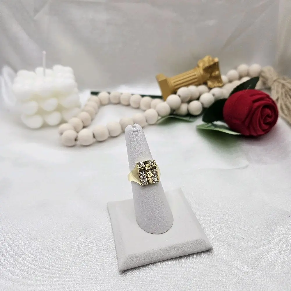 valdiviajewery #2429 Jesus Christ Ring 14k Gold Plated High Quality
