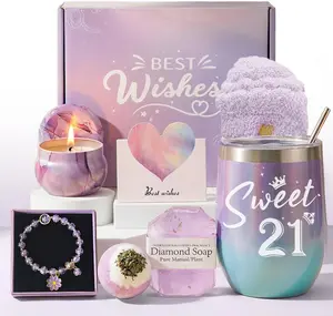 21st Birthday Gifts for Her | Sweet 21st Present Set for Girls Turning 21 - Gift Ideas for Sister, Friend, Daughter, Bestie