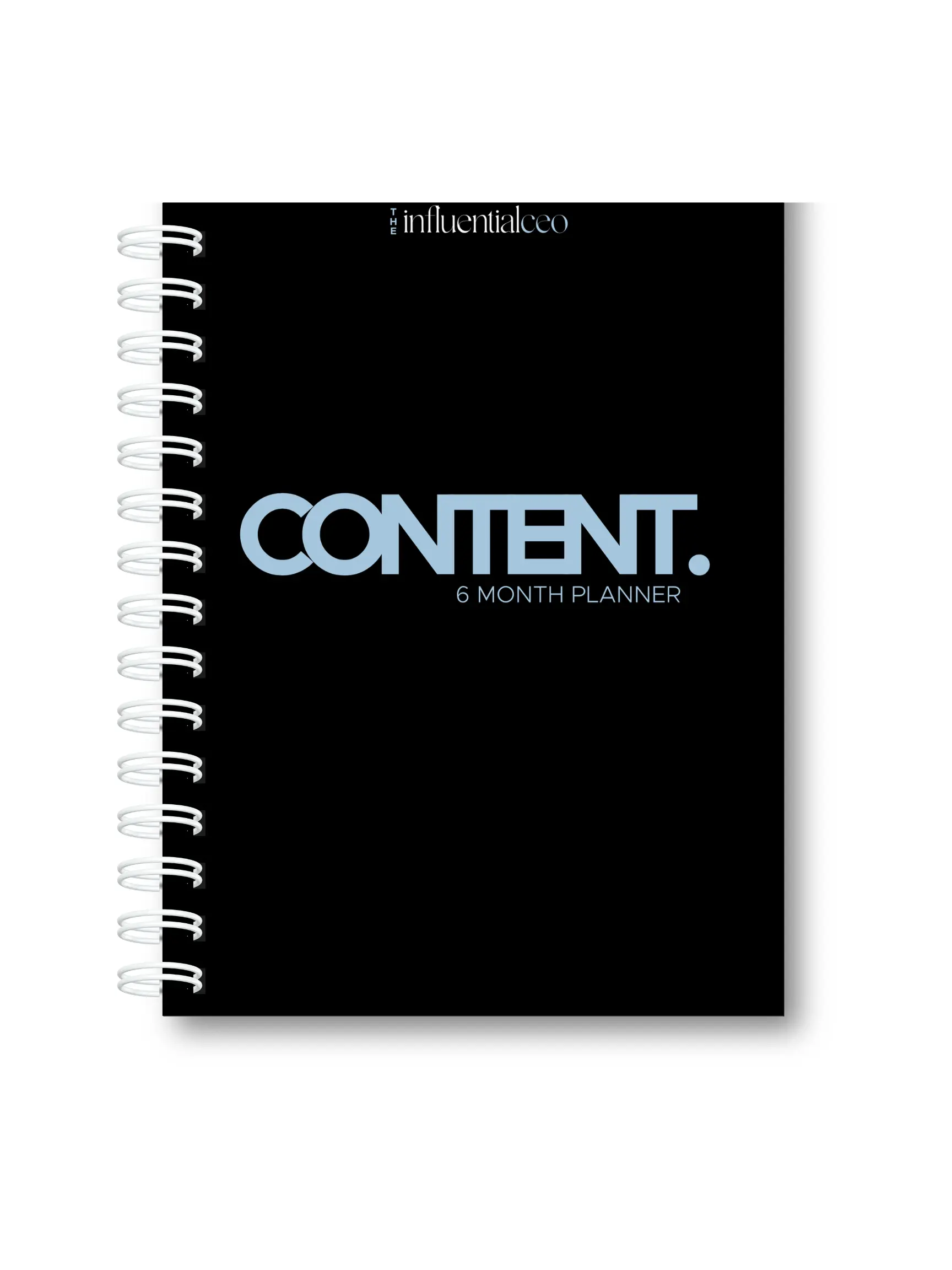 #1 Content Planner - 6 Month Spiral Bound Journal for Social Media Content Creation Organization & Growth Tracker
