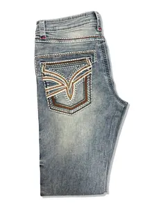 Mens De Oeste Light Wash Jeans
