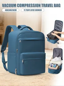 Vacuum Travel Backpack, Ryanair Airline 40x30x20 Backpack, Cabin Luggage, Flight Handbag, Carry-On Shoulder Bag, Casual Daily Commute Business Backpack, Durable Backpack