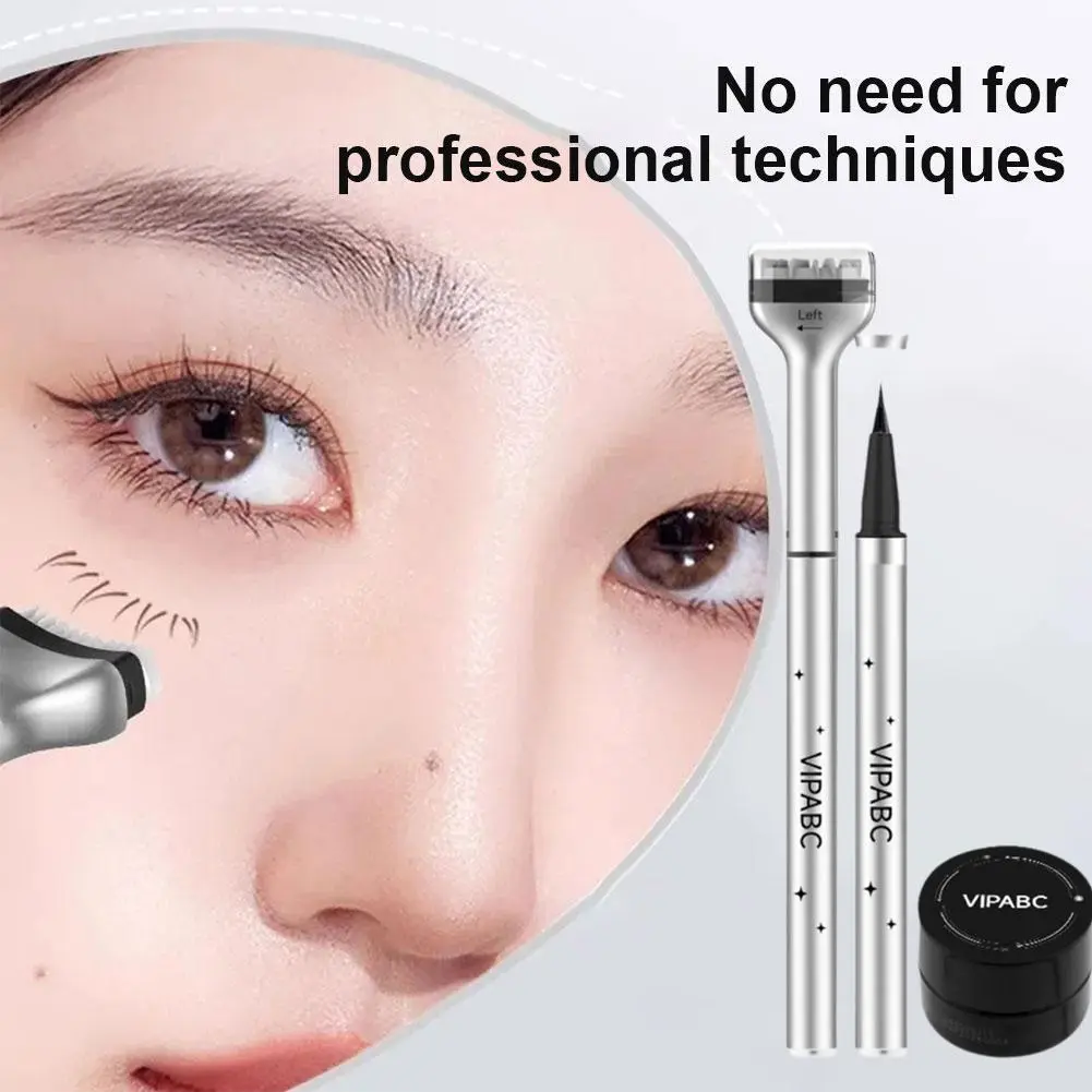 Dezone Lower Eyelashes Stamp Pen Waterproof Sweatproof Korean Makeup Cosmetics Natural-looking Eyelash 3 In 1 2026 New