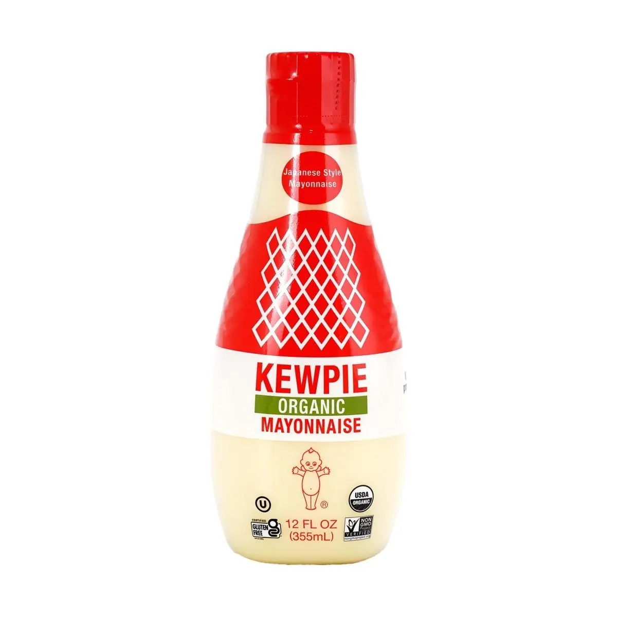 KEWPIE Organic Japanese Mayonnaise 355ml - Premium Egg Yolk Dressing for Sushi, Salads, Fruits & Vegetables KEWPIE Organic Japanese Mayonnaise 355ml - Premium Egg Yolk Dressing for Sushi, Salads, Fruits & Vegetables