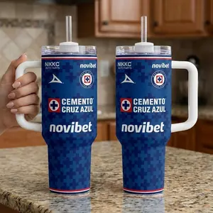 Tumbler 40oz Campeones Cruz Azul V2 Club Stainless Steel Tumbler 40oz