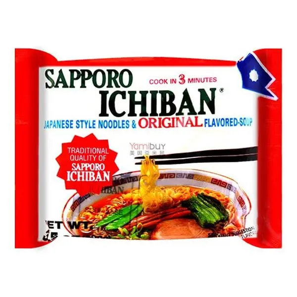 SANYO FOODS SAPPORO ICHIBAN Instant Japanese Ramen Original Flavor 100g