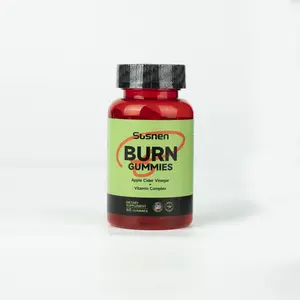 Susnen -BURN-Gummies -Dietary Supplement - Apple Cider Vinegar and Lactobacillus - Apple Cider Vinegar + Vitamin Complex - 60 Gummies