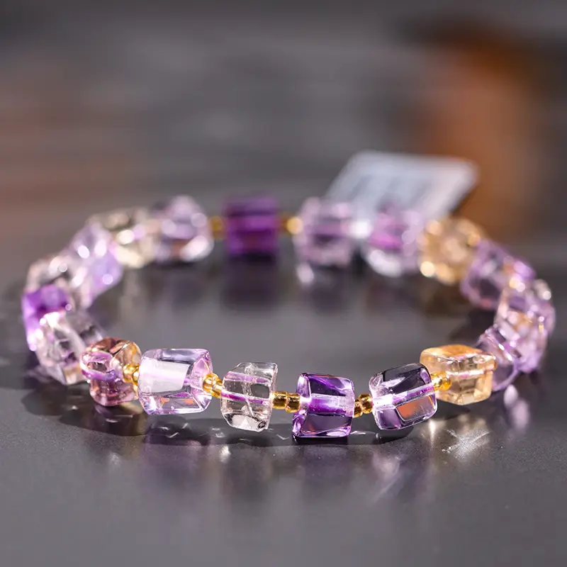 Happiness Crystal fashion bracelet citrine