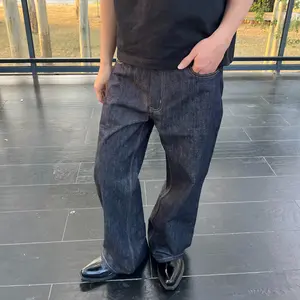 Frofooo 13oz. Slightly Flared Fit Raw Denim Jeans.Frofooo 13oz. Slightly Flared Fit Raw Denim Jeans.