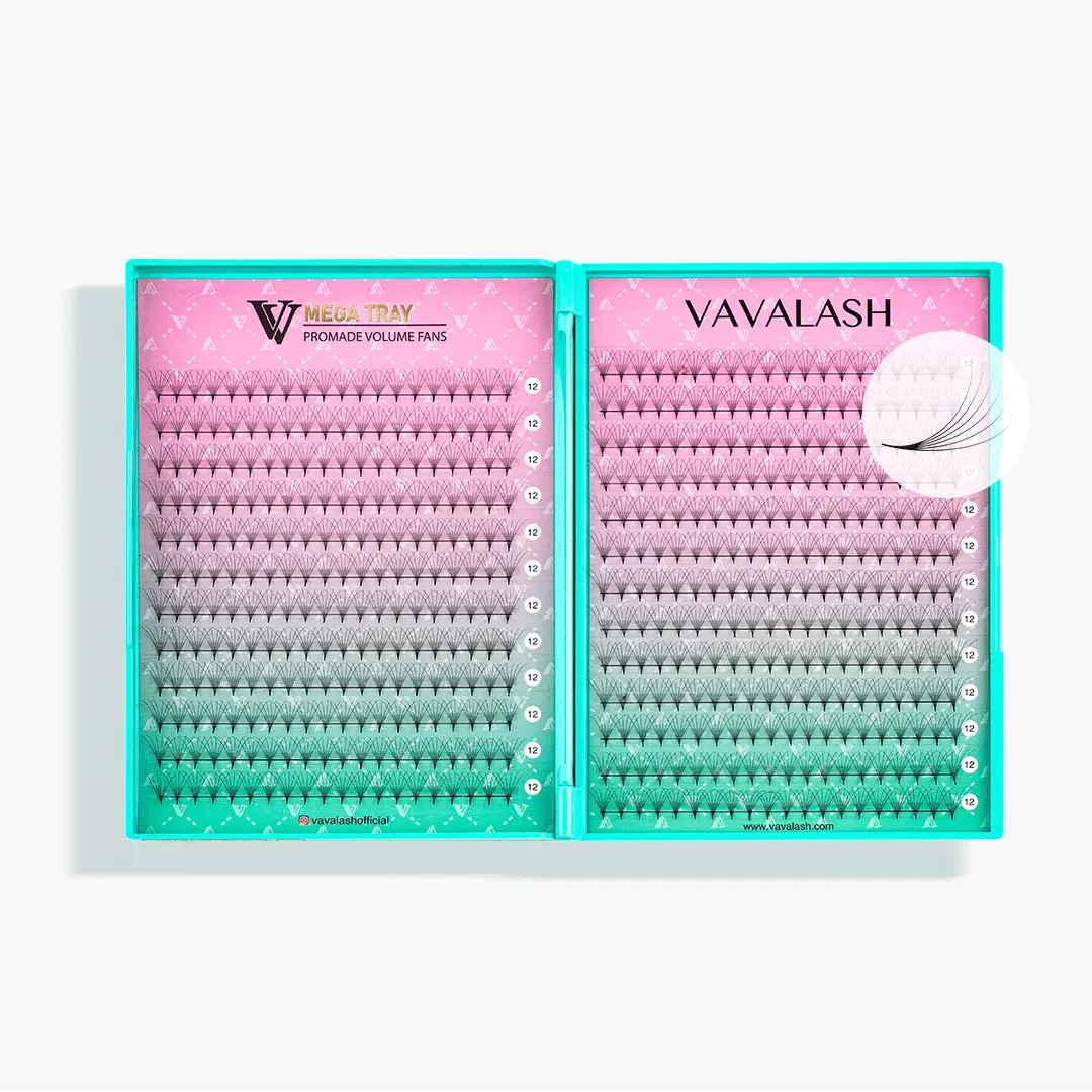 vavalash 6D LASHBOOK Promade Volume Fans - 500 Fans 0.07mm vavalash 6D LASHBOOK Promade Volume Fans - 500 Fans 0.07mm