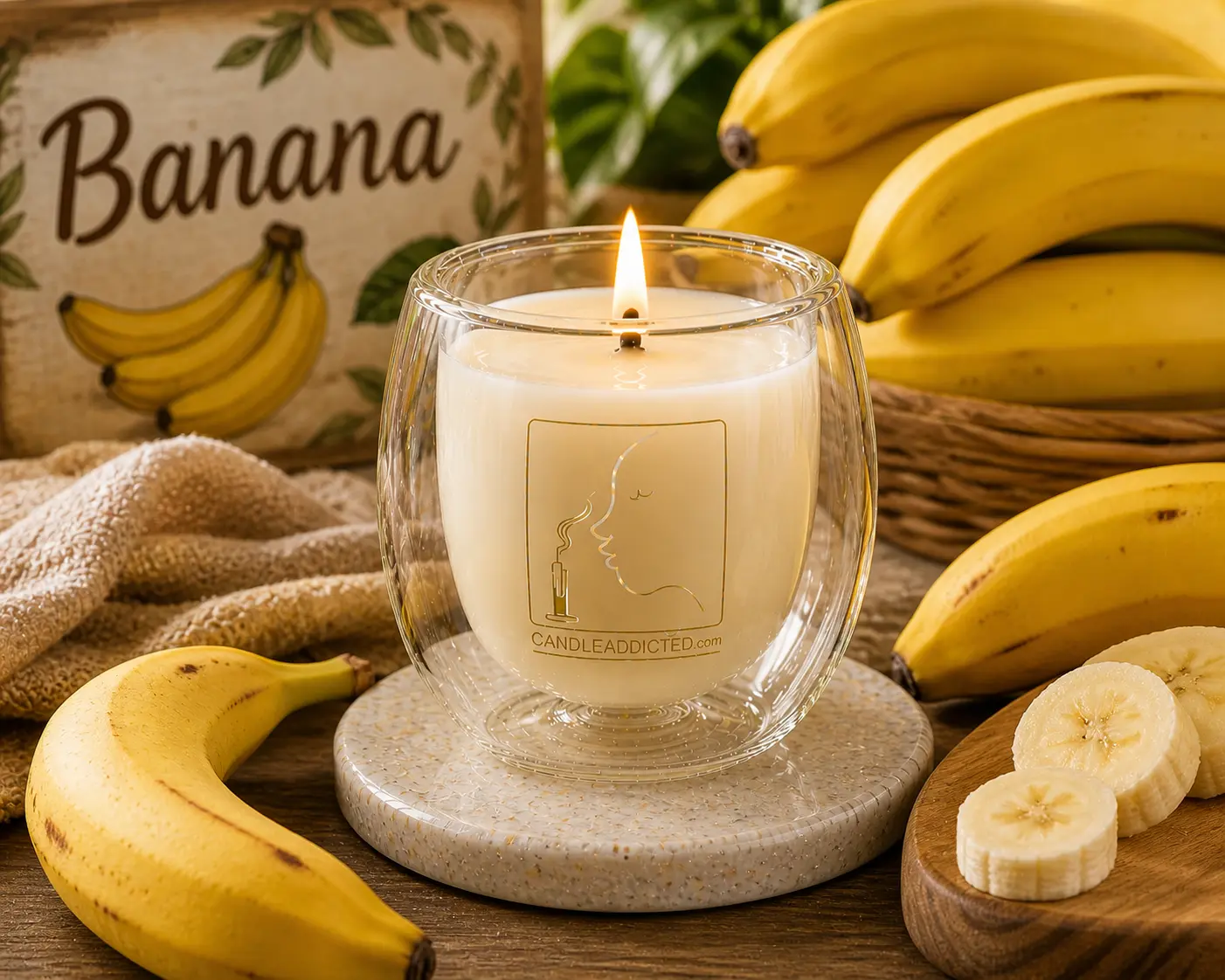 Banana | Luxury Soy Candle | Candle Addicted