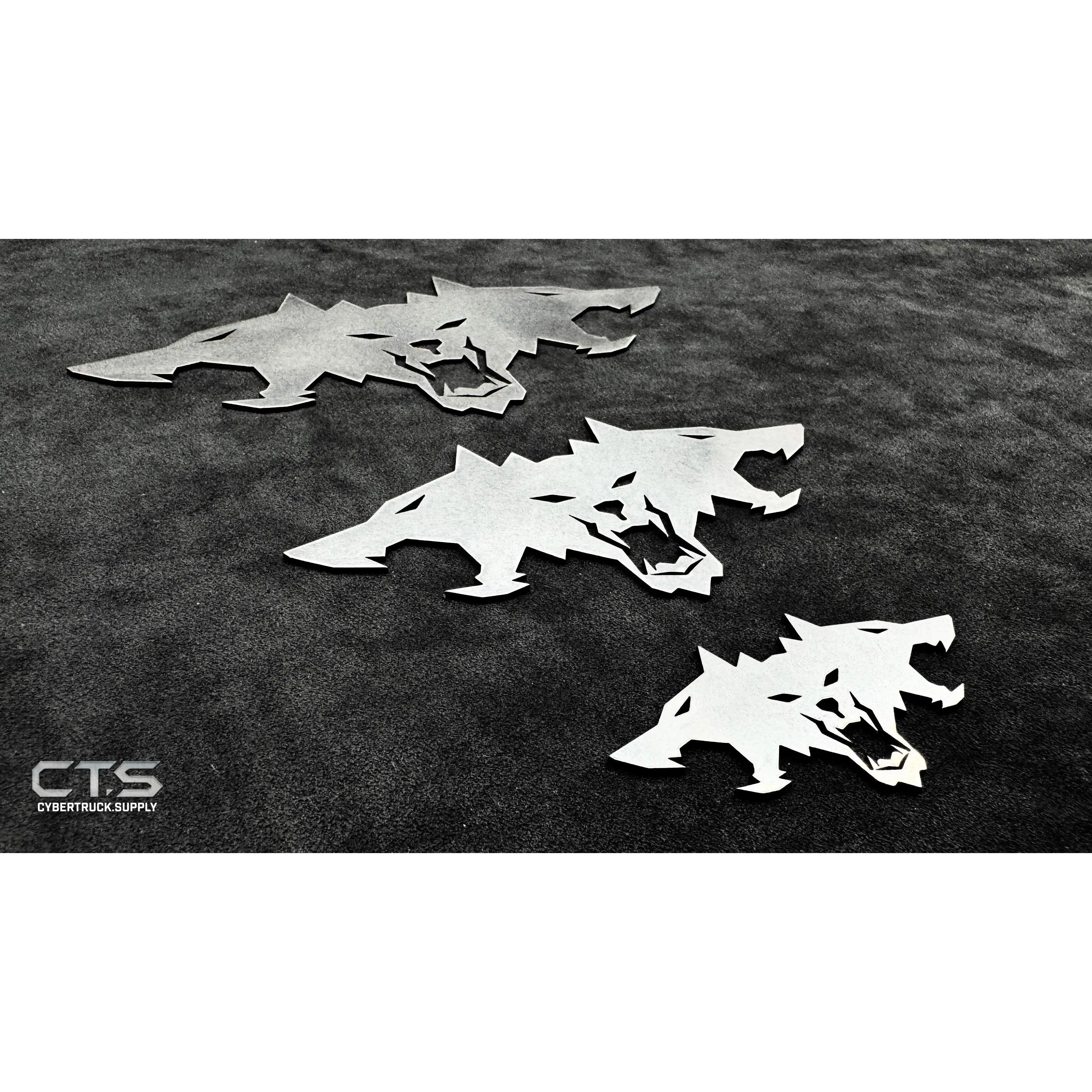All Metal - Stainless Steel Cyberbeast Emblem
