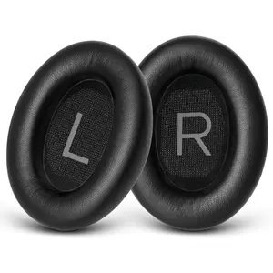 Replacement Ear Pads for Bose QC45, Ear Cushions for Bose QuietComfort 45 (QC45) & Quiet Comfort SE (QC SE) Headphones, Earpads with Softer Leather Noise Isolation Foam