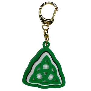 Irish Celtic Knot Fidget Clicker: St. Patrick's Day Ireland keychain accessory, stress relief, cute must have