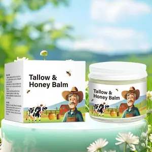 Tallow & Honey Balm, Natural Ingredients Moisturizing Body Cream, Easy To Absorb, Perfect for Smooth Skin Care, Body Care Product for Women & Men