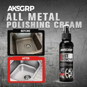 Multi-Functional Rust Remover Metal Cleaner, Strongly Removes Iron Rust, HUB Rust Removal, Screw Rust Cleaning, Effective Rust Inhibitor