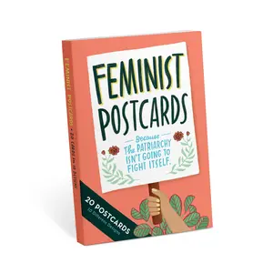 Feminist Postcard Book, 20 Postcards (2 Each 10 Styles)