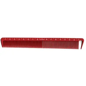 Vincent Ceramic All Purpose Hook Comb 7 1/4" Red #VT1714-1R