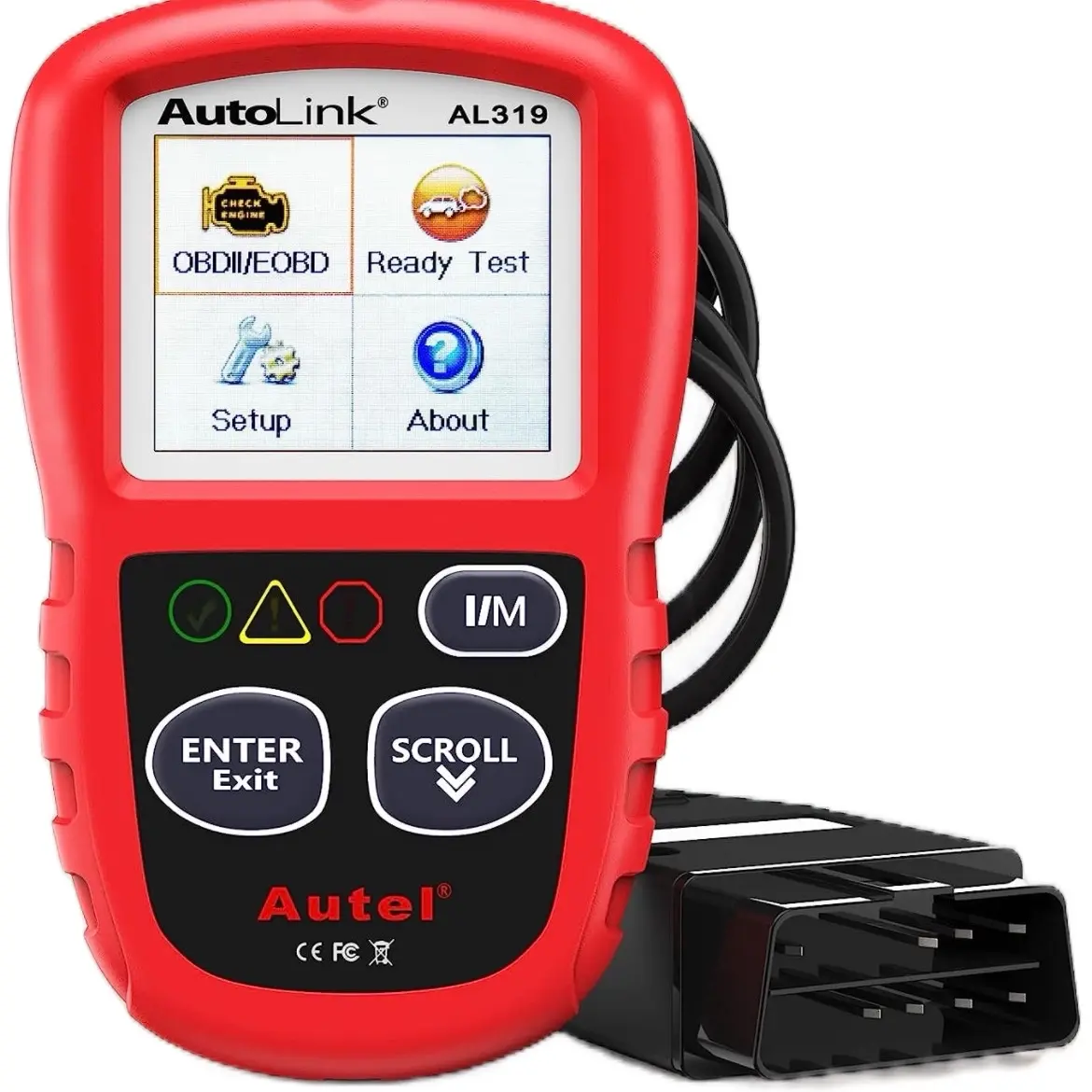 Escáner de código Autel Autolink, Rojo y Negro Escáner de código Autel Autolink, Rojo y Negro