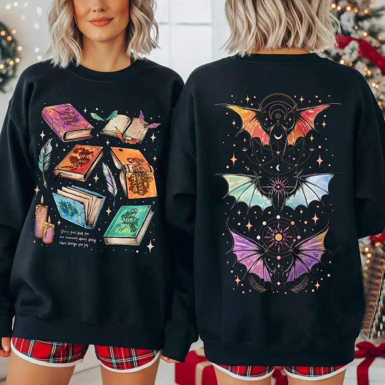 A Court Of Thorn And Roses Sweatshirt Hoodie T Shirt, Custom ACOTAR Book Series Sweater, ACOTAR Shirt, Bookish Sweatshirt, The Bat Boys Shirt, SJM Books Sweatshirt, Velaris Sweater, Book Lover Shirt, Fantasy Romance Shirt