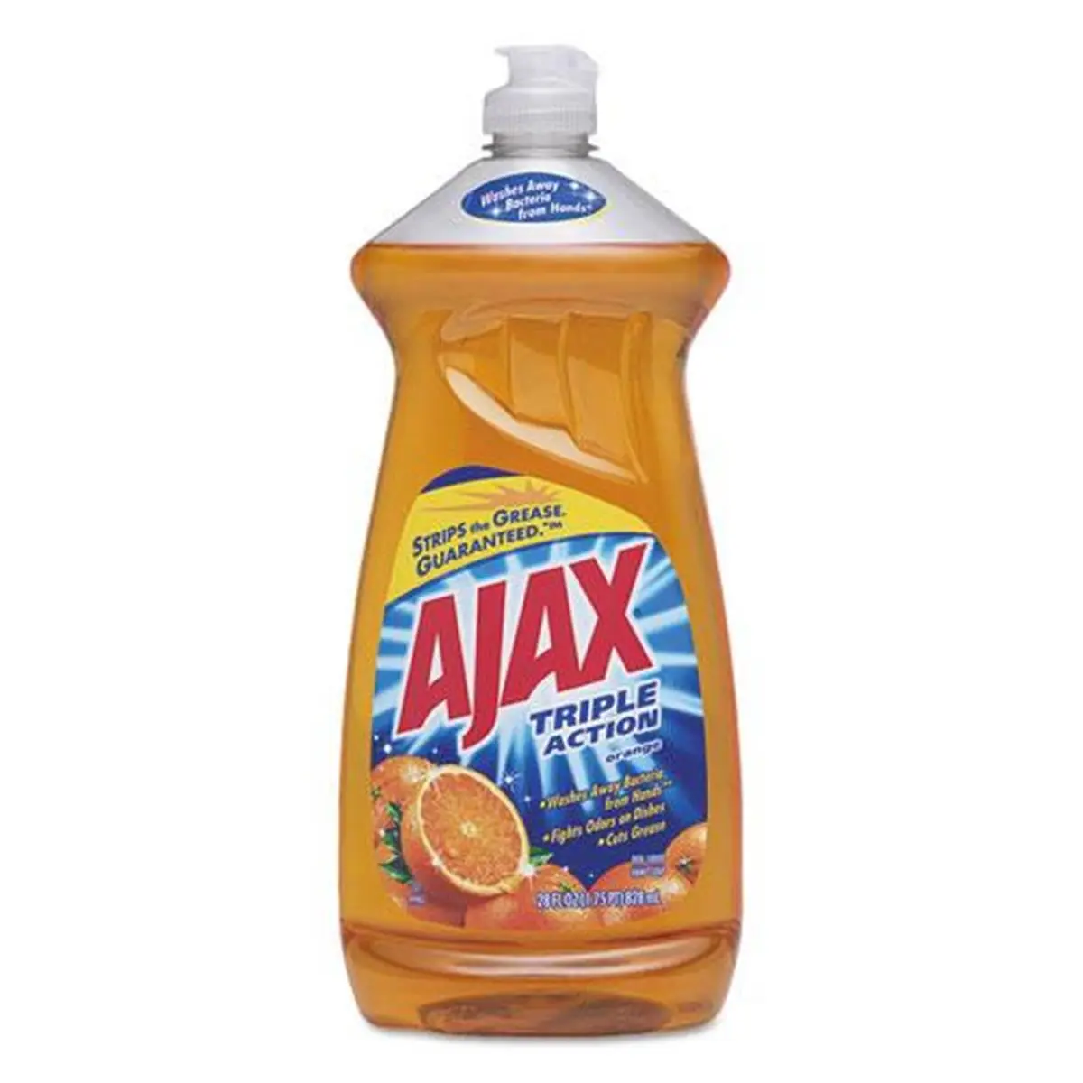 212 MAIN CPC44678CT Kitchen Cleaning Supplies Hand Dishwashing Liquid Detergent - Orange Scent, 28 fl oz, Grease-Cutting, Phosphate-Free, Triple Action, Dishwashing Liquids