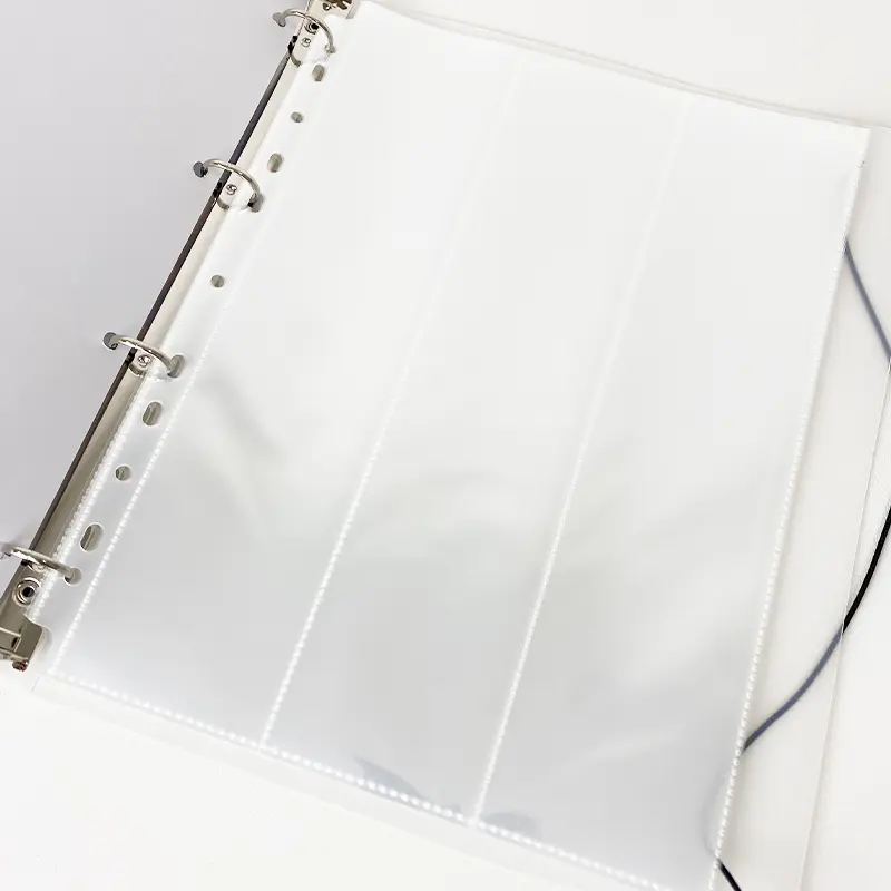 A4 Plastic Cover Sticker Loop Binder - Crafting Storage Album for Tape/Sticker Organization, Scrapbooking Accessory
