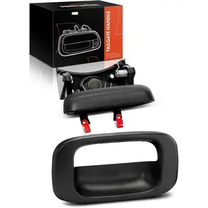 Tailgate Handle & Bezel Assembly - Compatible with 1999 2000 2001 2002 2003 2004 2005 2006 2007 Chevy Silverado GMC Sierra 1500 2500 3500 - #         15997911, 15228