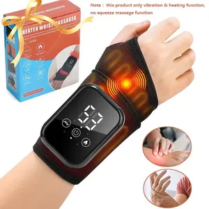 Wrist Heating Massage Device, Smart Digital Display, Heats and Vibrates, Relieves Wrist Pain, Carpal Tunnel Syndrome, Ideal for Office Workers, Relaxation Aid