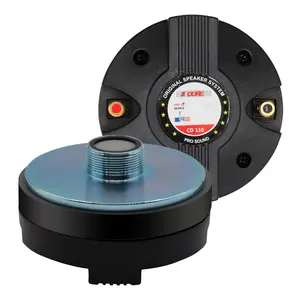 5 Core Compression Driver 1″ PA Horn Tweeter Pro Audio 800W 1.75″ Voice Coil 20Oz Magnet 8Ohm Driver