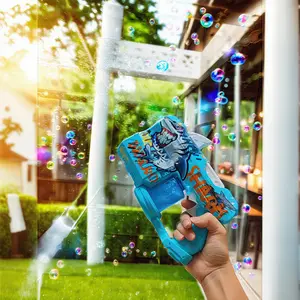 A Popular Summer Item, Children's Bubble Gun Toys, BubbleMachines, LEDLight-up Electric Bubble Machines, Suitable for Beach AndOutdoor Pla ForBoys And Girls, A Hot ToyChoice, Perfect for Holiday Gifts