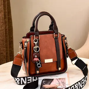 Classic Shoulder Bag for Women, PU Leather Crossbody Handbag with Top Handle, Zipper Closure, Built-in Keychain, Suitable for Daily Use and Party.The top choice for  Mother’s Day Gift