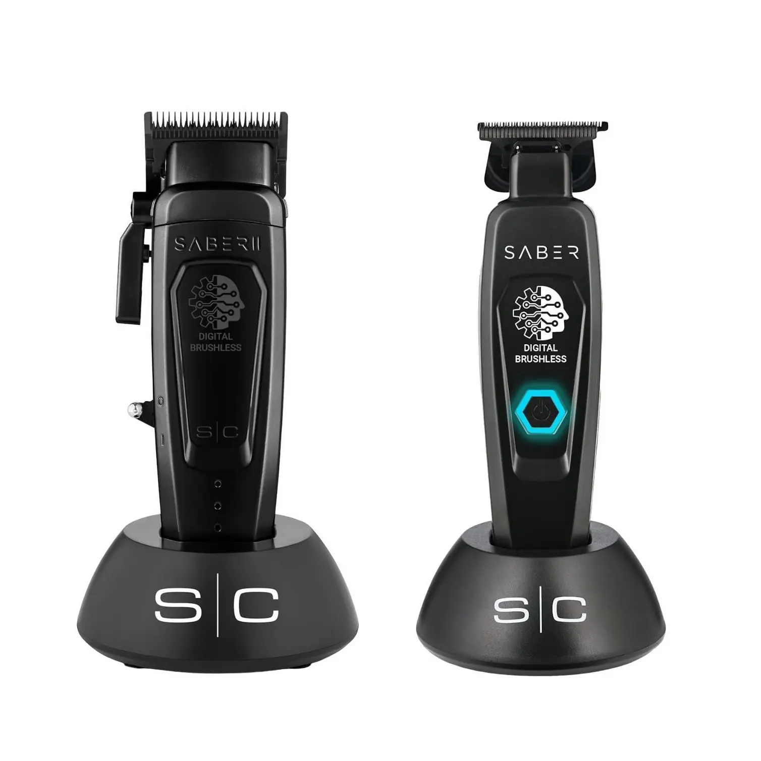 StyleCraft Saber Pro Grooming Bundle: Digital Brushless Saber II Clipper & Saber Trimmer StyleCraft Saber Pro Grooming Bundle: Digital Brushless Saber II Clipper & Saber Trimmer