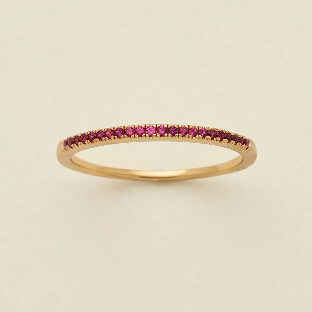July Birthstone Stacking Ring July Birthstone Stacking Ring