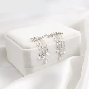 Star Ear Climber Earrings (Pair)