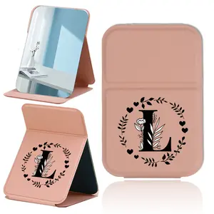 Foldable Office Desk Makeup Vanity Mirror, Adjustable HD Handheld Tool, Portable Dustproof Design, Ideal for Women & Daily Use, Adjustable Trifold Mirror