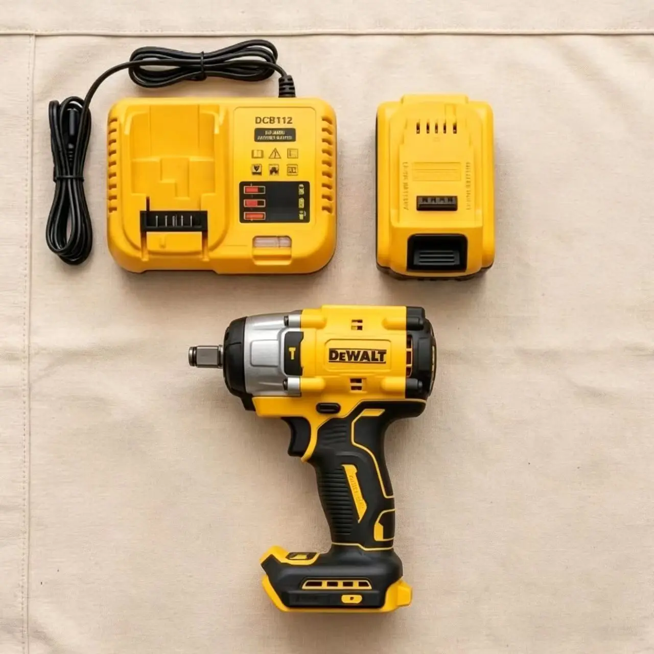 DEWALT 20V XR Brushless Full Impact Wrench All-in-1 Kit - High Torque Power Tool Set for Mechanics, Breaks Rusted Bolts, Stock Running Low