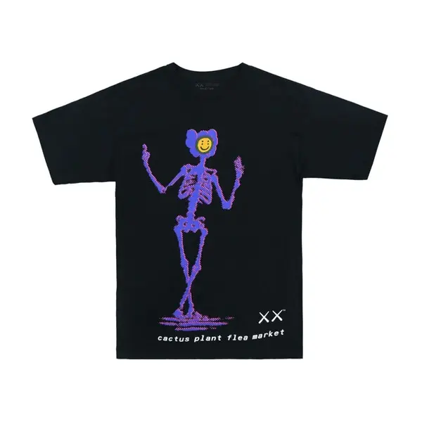 KAWS x Cactus Plant Flea Market T-shirt Black
